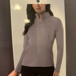New 32 Degrees Heat Women’s Full zip Active Jacket, Purple, Size XXL